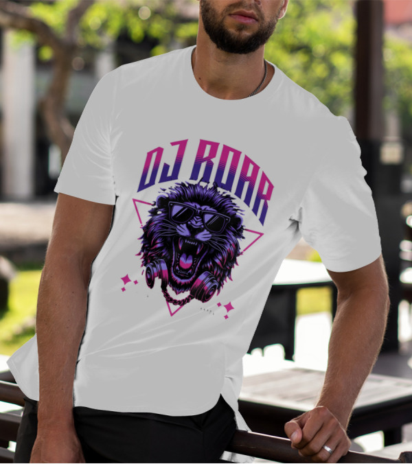 DJ Roar Lion Head HTTL Apparal T-Shirt