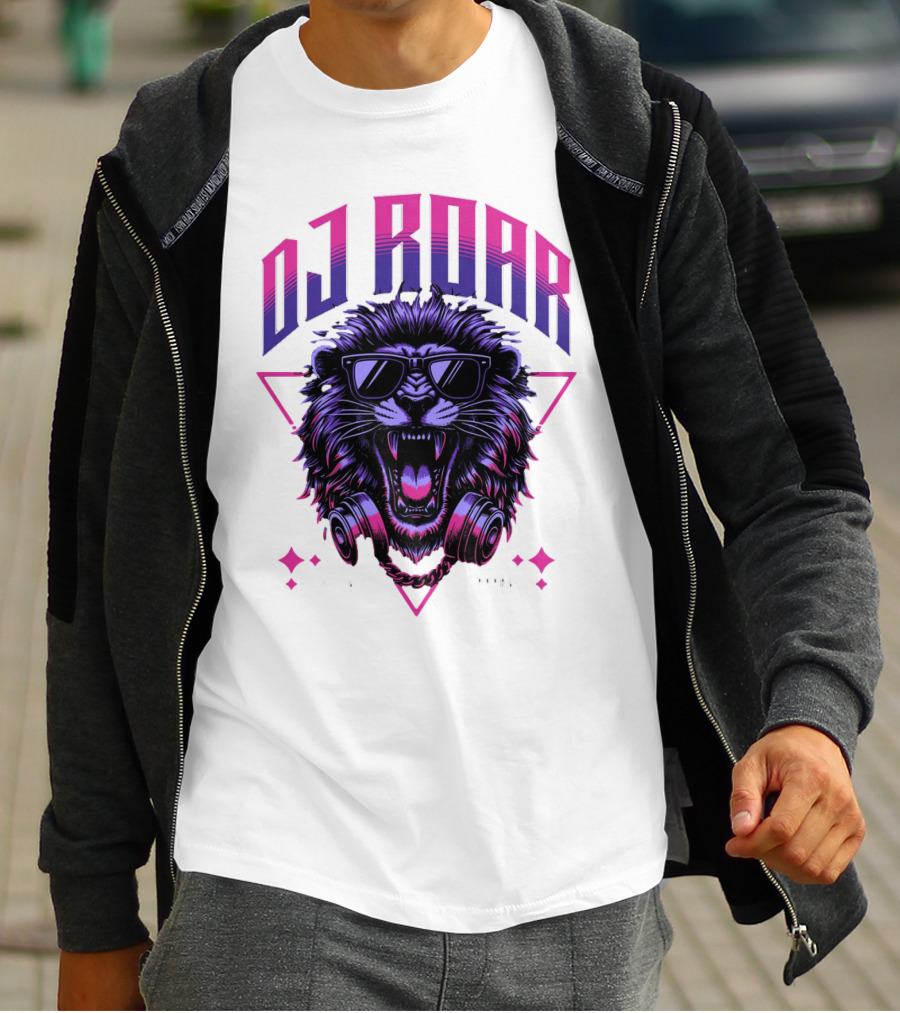 DJ Roar Lion Head HTTL Apparal T-Shirt