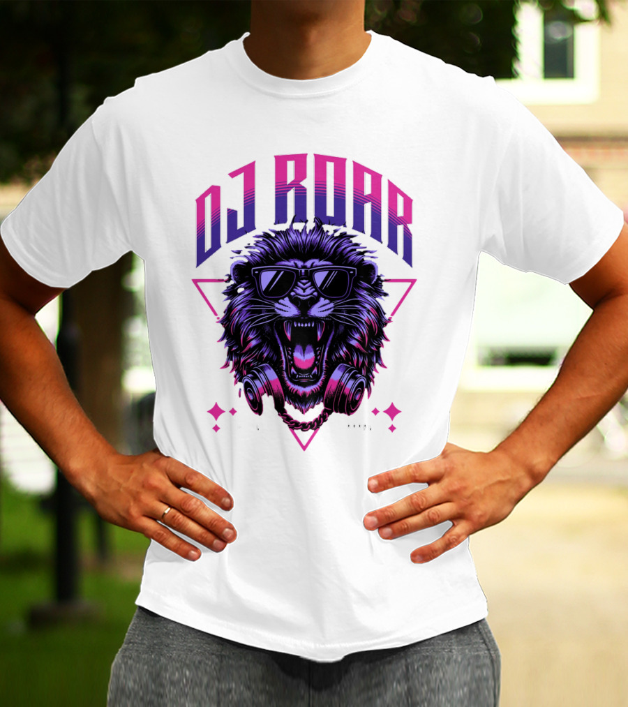 DJ Roar Lion Head HTTL Apparal T-Shirt