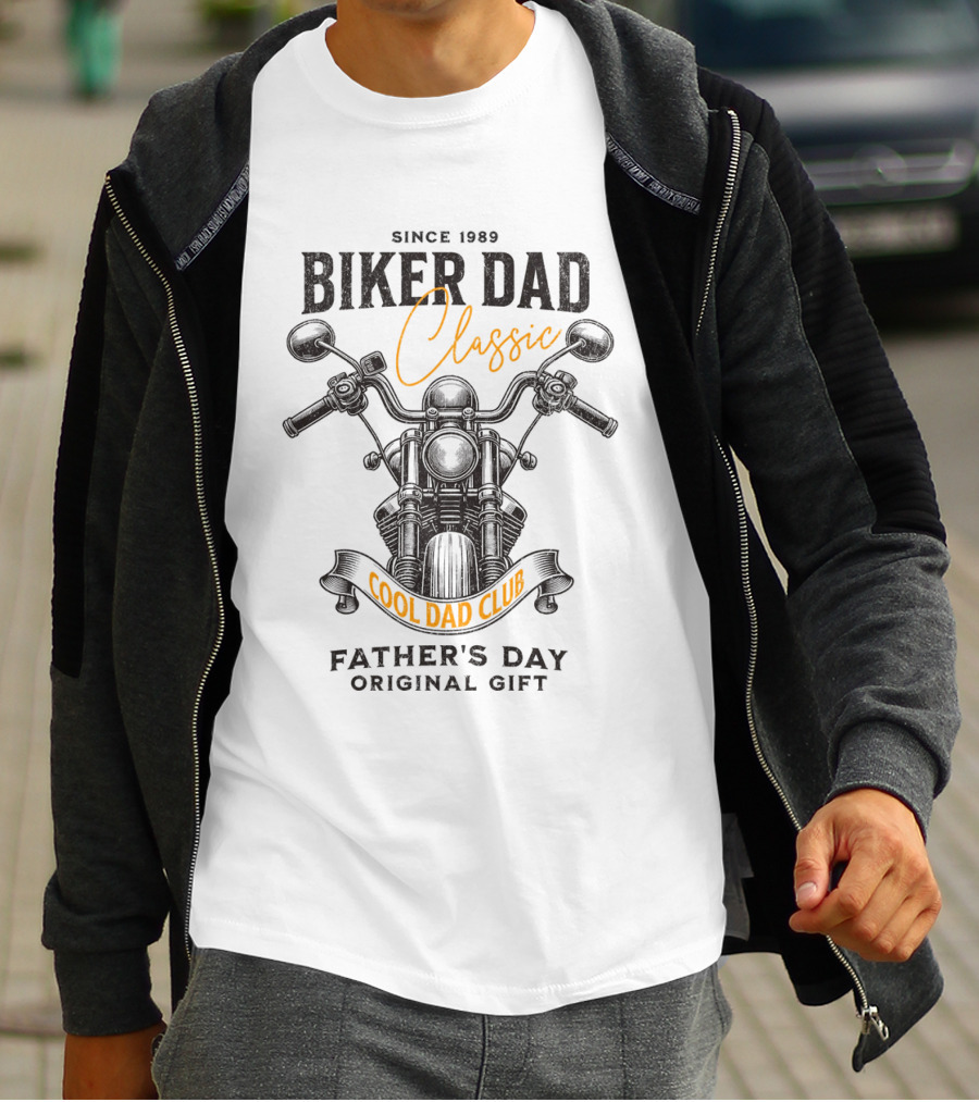 SINCE 1989 BIKER DAD CLASSIC COOL DAD CLUB FATHER'S DAY SPECIAL EDITION T-Shirt