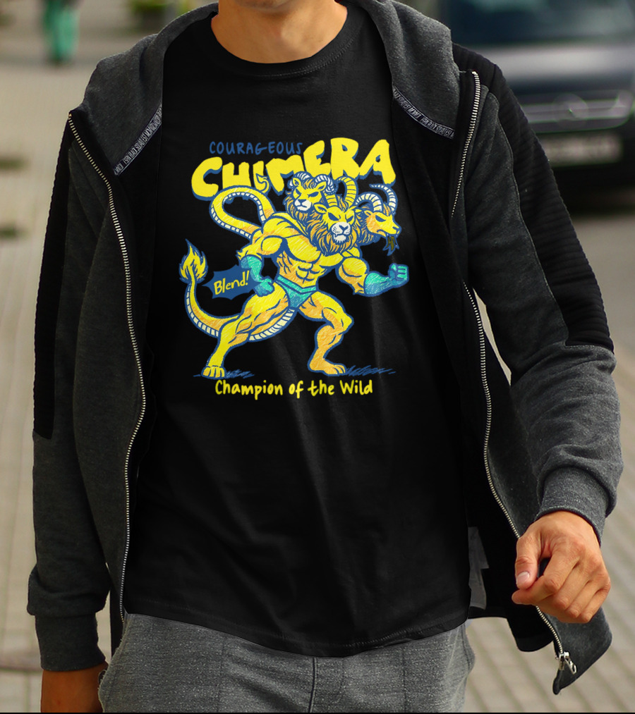 Courageous Chimera Champion Of The Wild Blend T-Shirt