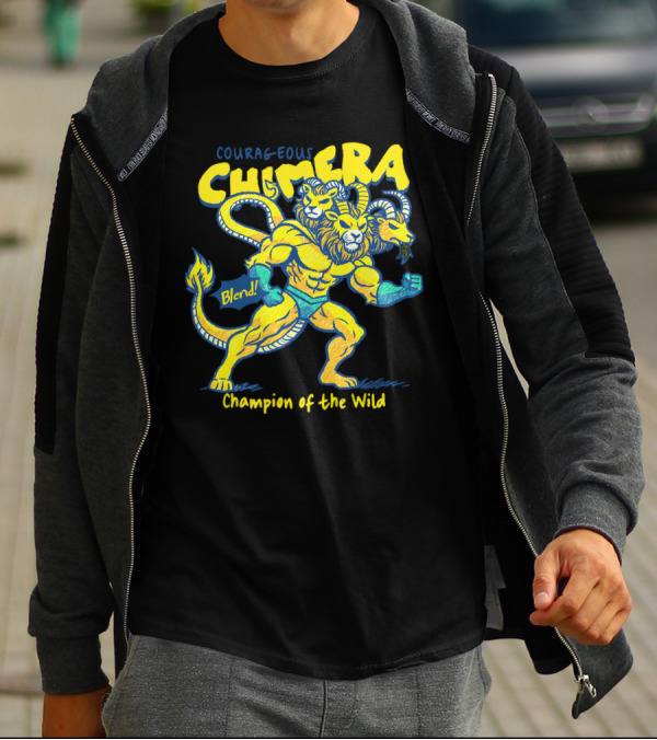 Courageous Chimera Champion Of The Wild Blend T-Shirt