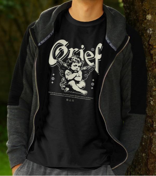 Grief Cupid Streetwear Angelic Expression Collection T-Shirt