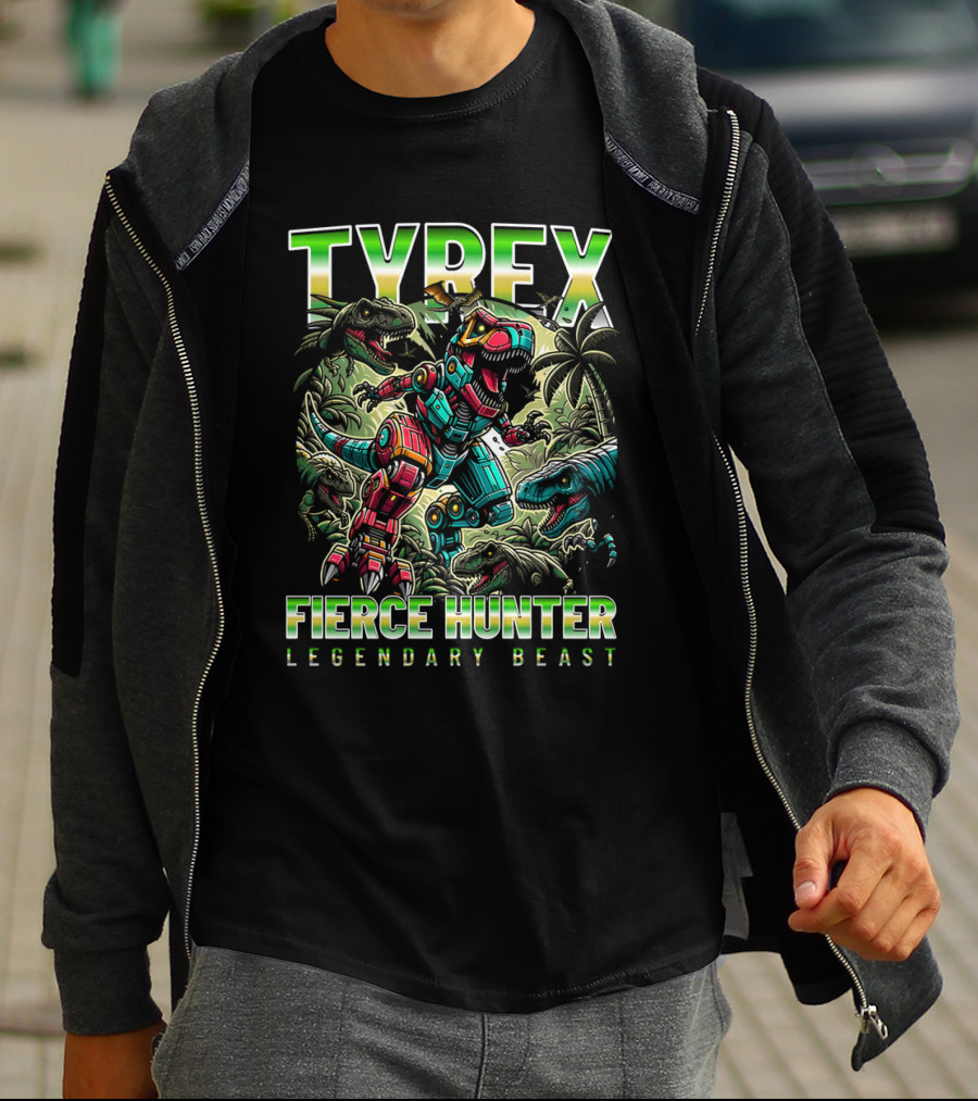 Tyrex Fierce Hunter Legendary Beast T-Shirt