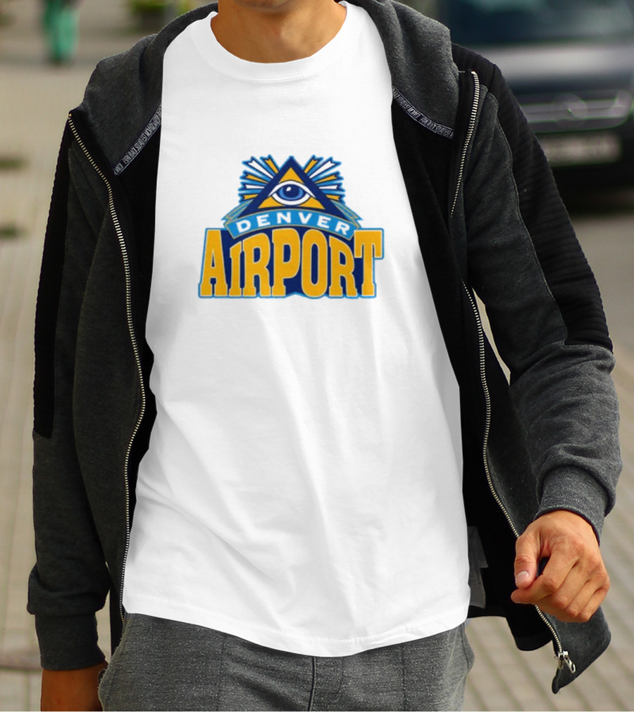 Denver Airport Eye Illuminati Symbol 202 T-Shirt