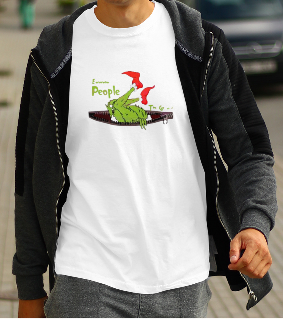 Ew People The Grinch Christmas Funny T-Shirt