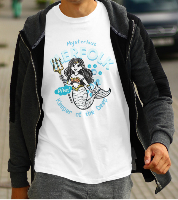 Mysterious Merfolk Dive Keeper Of The Deep T-Shirt