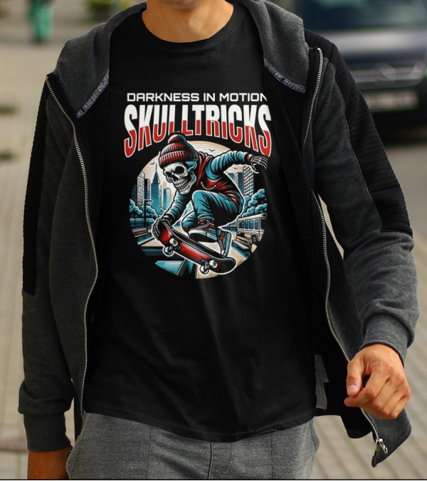 DARKNESS IN MOTION SKULLTRICKS T-Shirt