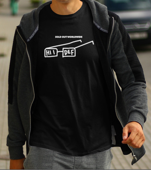 Sold Out Worldwide Hii Def Glasses T-Shirt