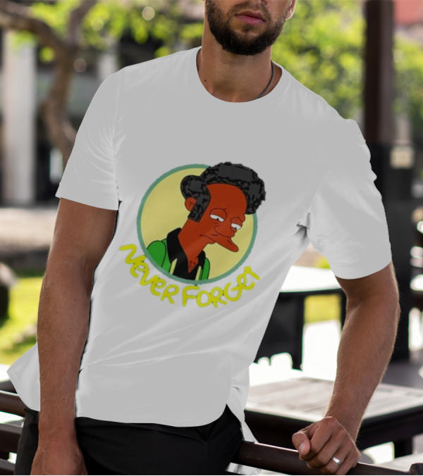 Never Forget Apu Simpsons Character T-Shirt