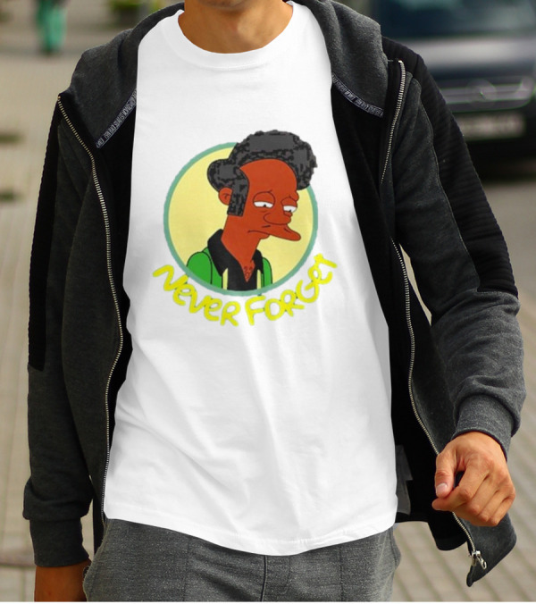 Never Forget Apu Simpsons Character T-Shirt