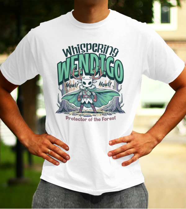 Whispering Wendigo Protector Of The Forest T-Shirt