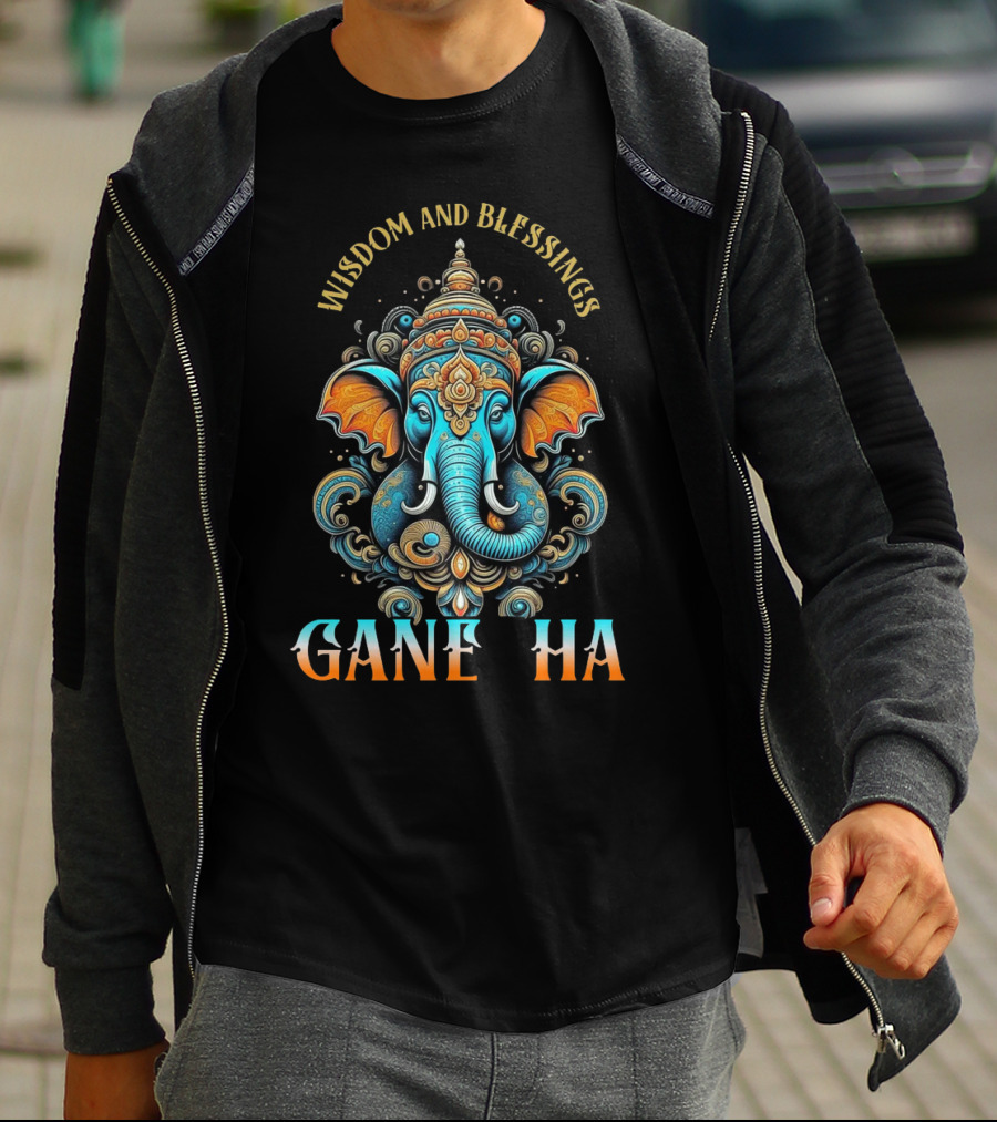 Wisdom And Blessings Ganesha T-Shirt