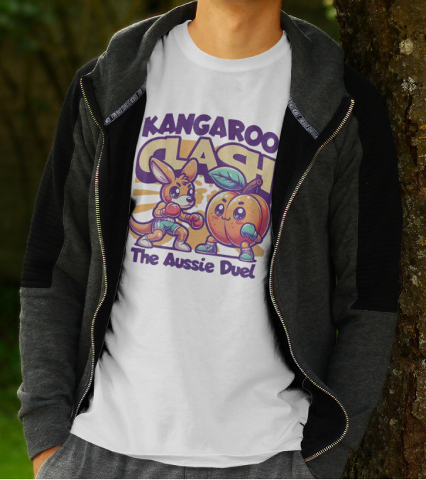 Kangaroo Clash The Aussie Duel T-Shirt