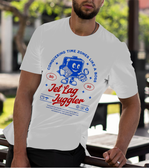 Jet Lag Juggler Conquering Time Zones Like A Boss T-Shirt