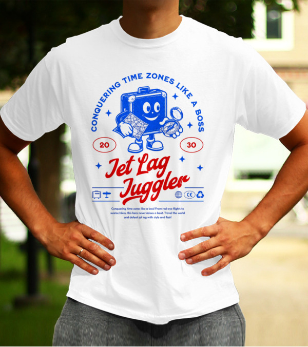 Jet Lag Juggler Conquering Time Zones Like A Boss T-Shirt