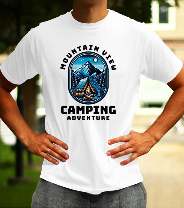 Mountain View Camping Adventure T-Shirt