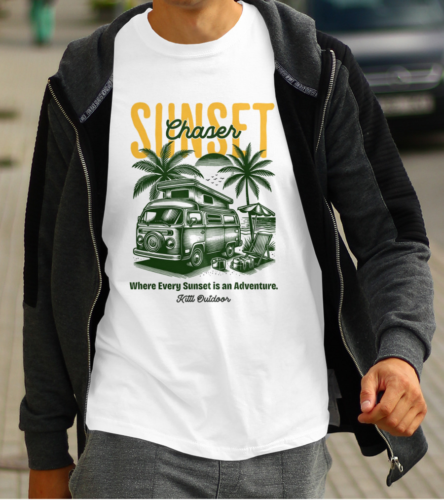 Sunset Chaser Where Every Sunset Is An Adventure Kittl Outdoor T-Shirt