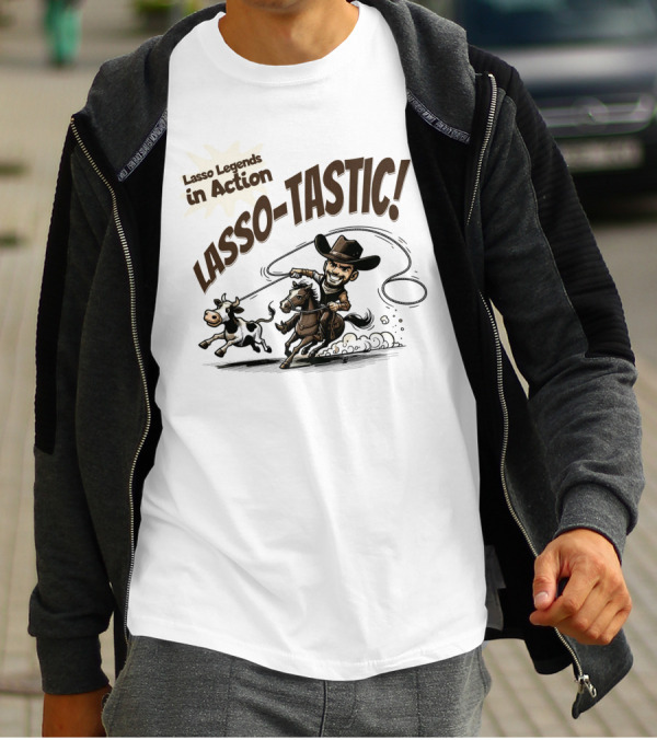 Lasso Legends In Action Lasso-Tastic Cowboy Adventure T-Shirt