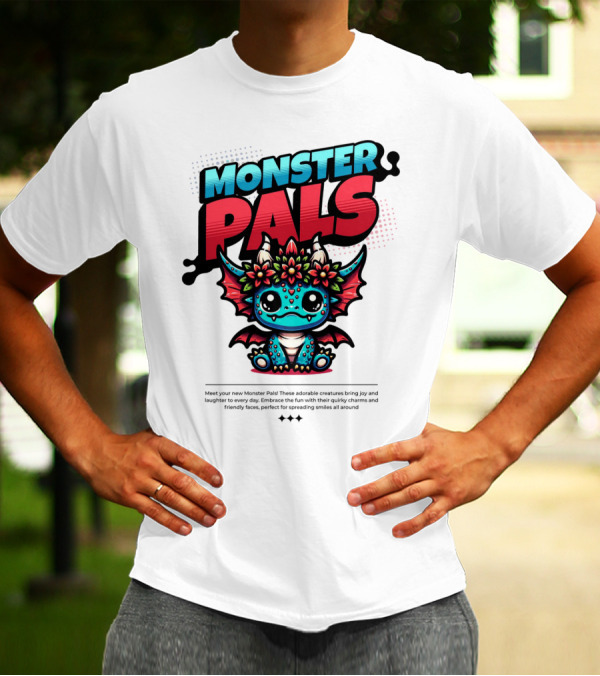 MONSTER PALS Adorable Creatures With Quirky Charm And Friendly Faces T-Shirt
