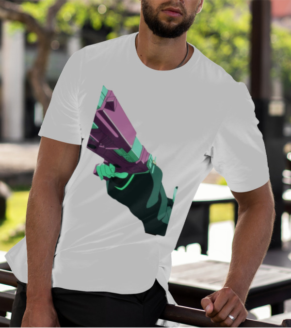 Rebecca Cyberpunk Edgerunners Aesthetic Gun T-Shirt