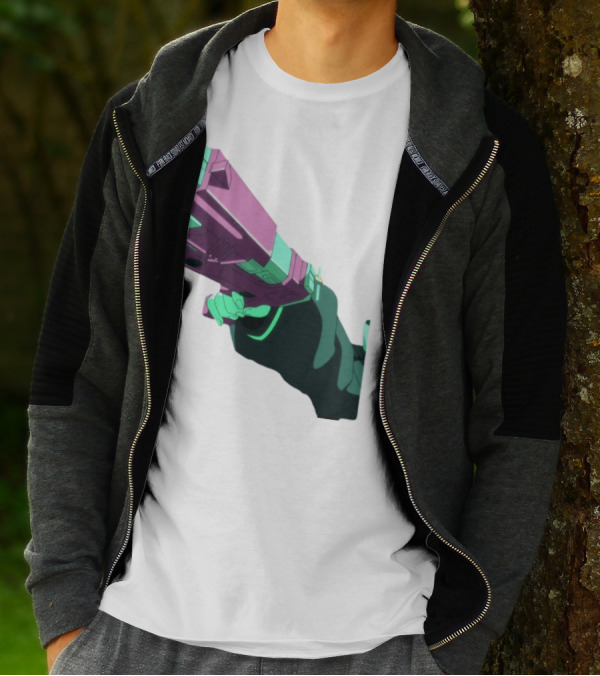 Rebecca Cyberpunk Edgerunners Aesthetic Gun T-Shirt