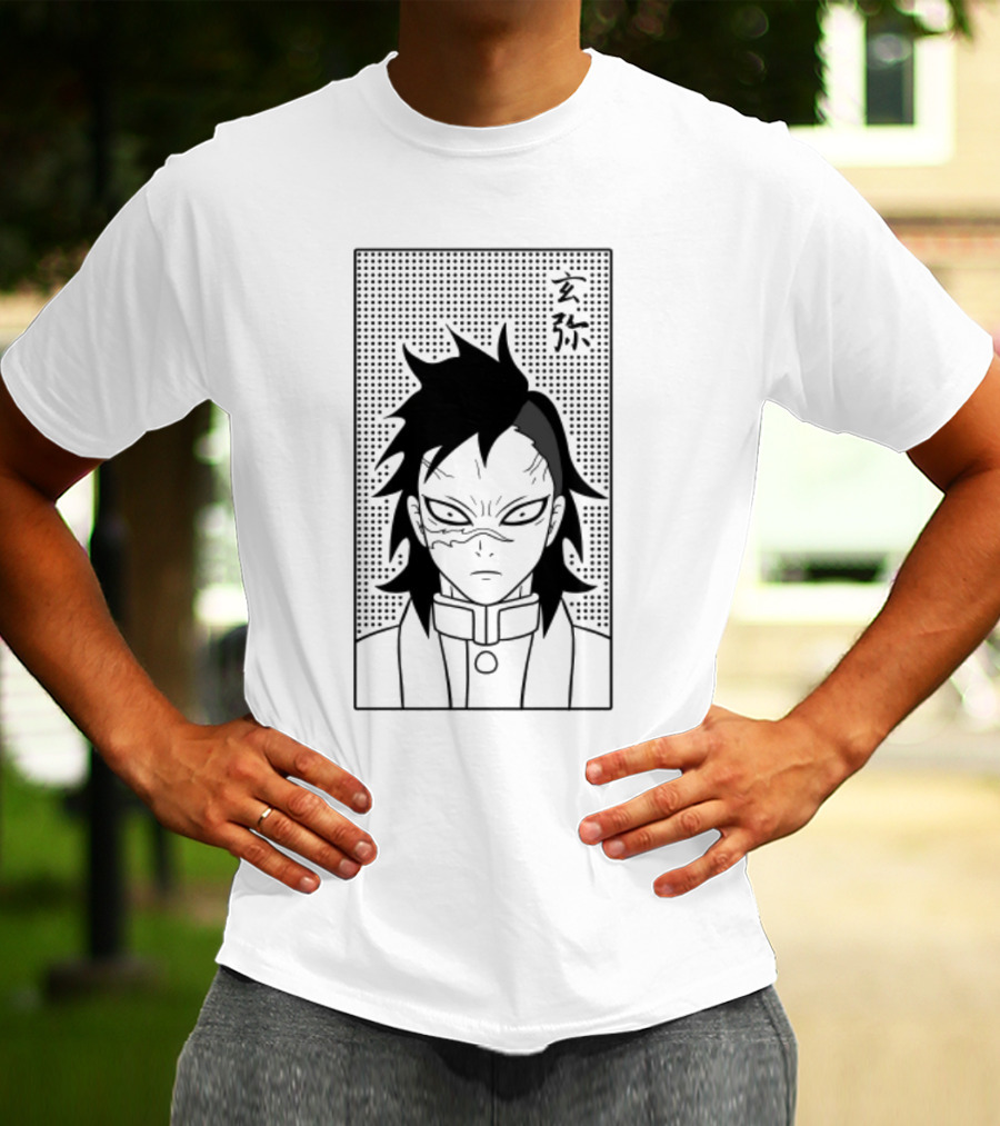 Genya Shinazugawa Manga Style Character T-Shirt