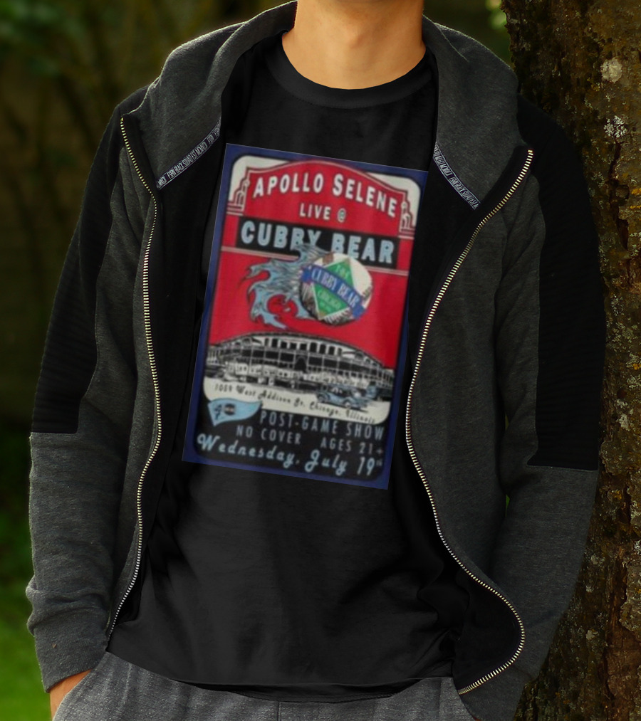 Apollo Selene Live At Cubby Bear Chicago July 19 Post-Game Show 21+ T-Shirt