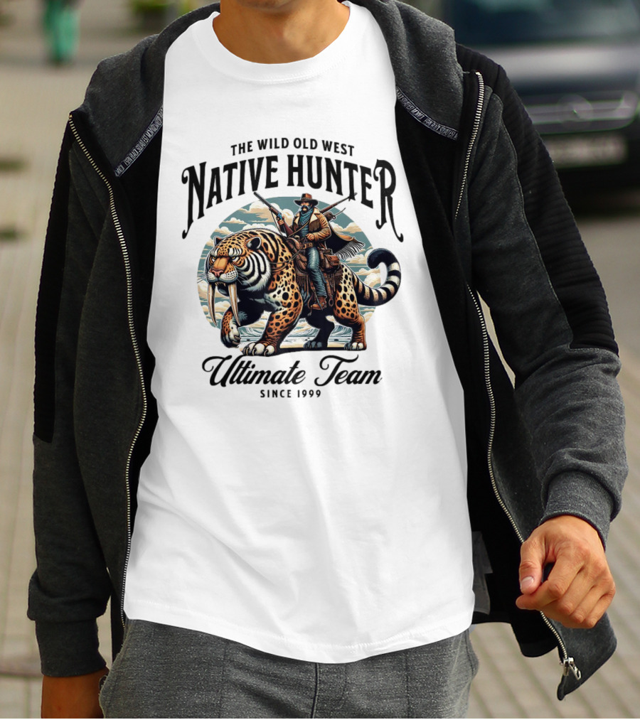 The Wild Old West Native Hunter Ultimate Team Since 1999 T-Shirt