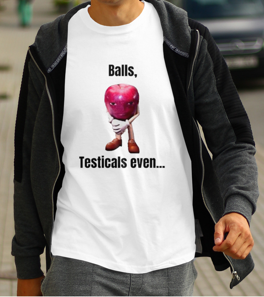 Balls Testicals Even Apple T-Shirt