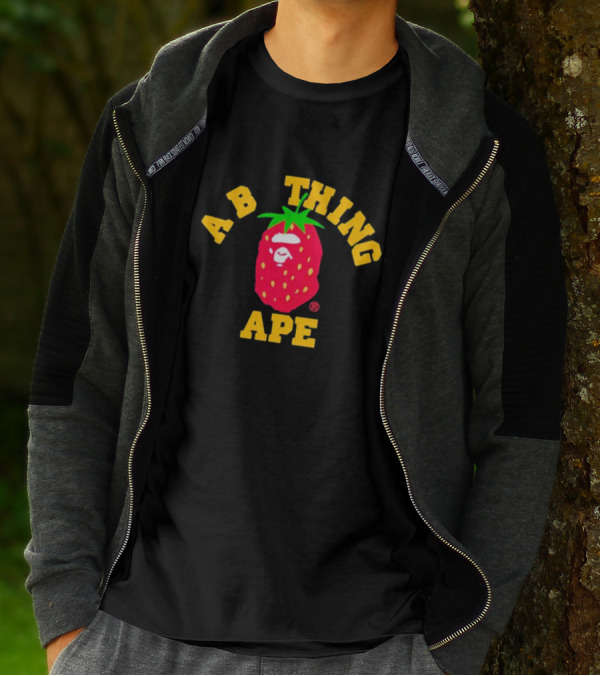A Bathing Ape Strawberry College T-Shirt
