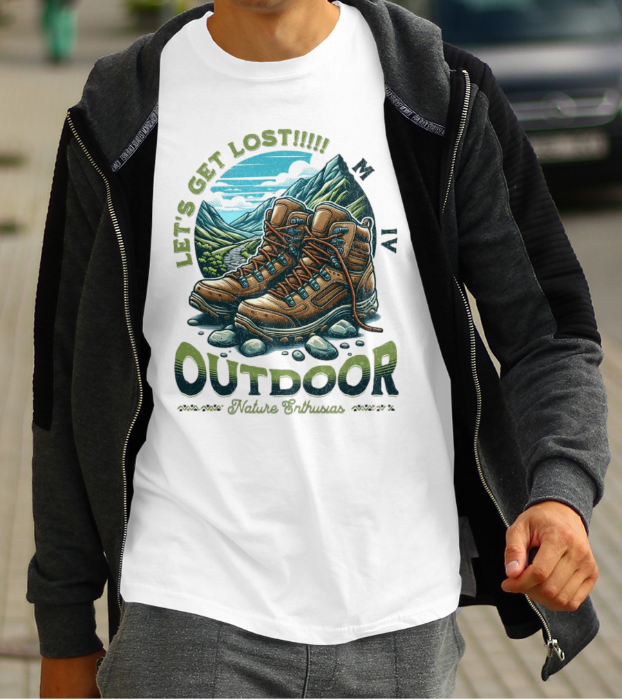 LET'S GET LOST OUTDOOR NATURE ENTHUSIAST T-Shirt