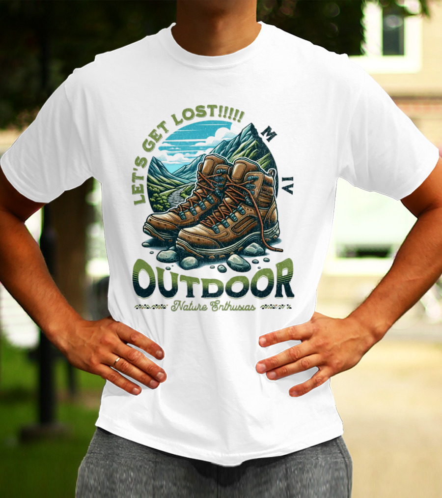 LET'S GET LOST OUTDOOR NATURE ENTHUSIAST T-Shirt