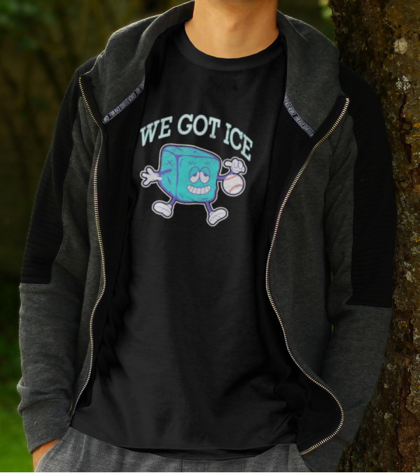 We Got Ice 90’s Baseball Mascot Cube T-Shirt