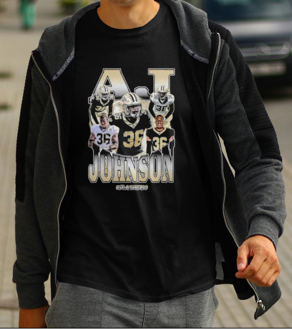 A.J. Johnson 36 NFL Threads T-Shirt