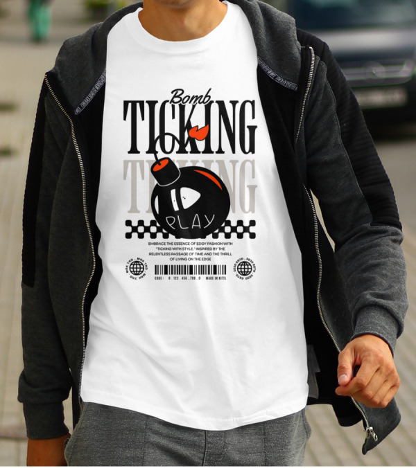 Bomb Ticking Play Relentless Passage Of Time Thrill Living On Edge T-Shirt