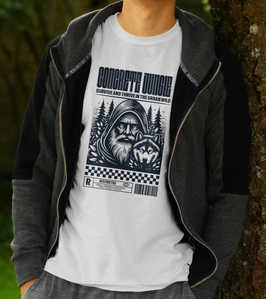 Concrete Jungle Survive And Thrive In The Urban Wild T-Shirt