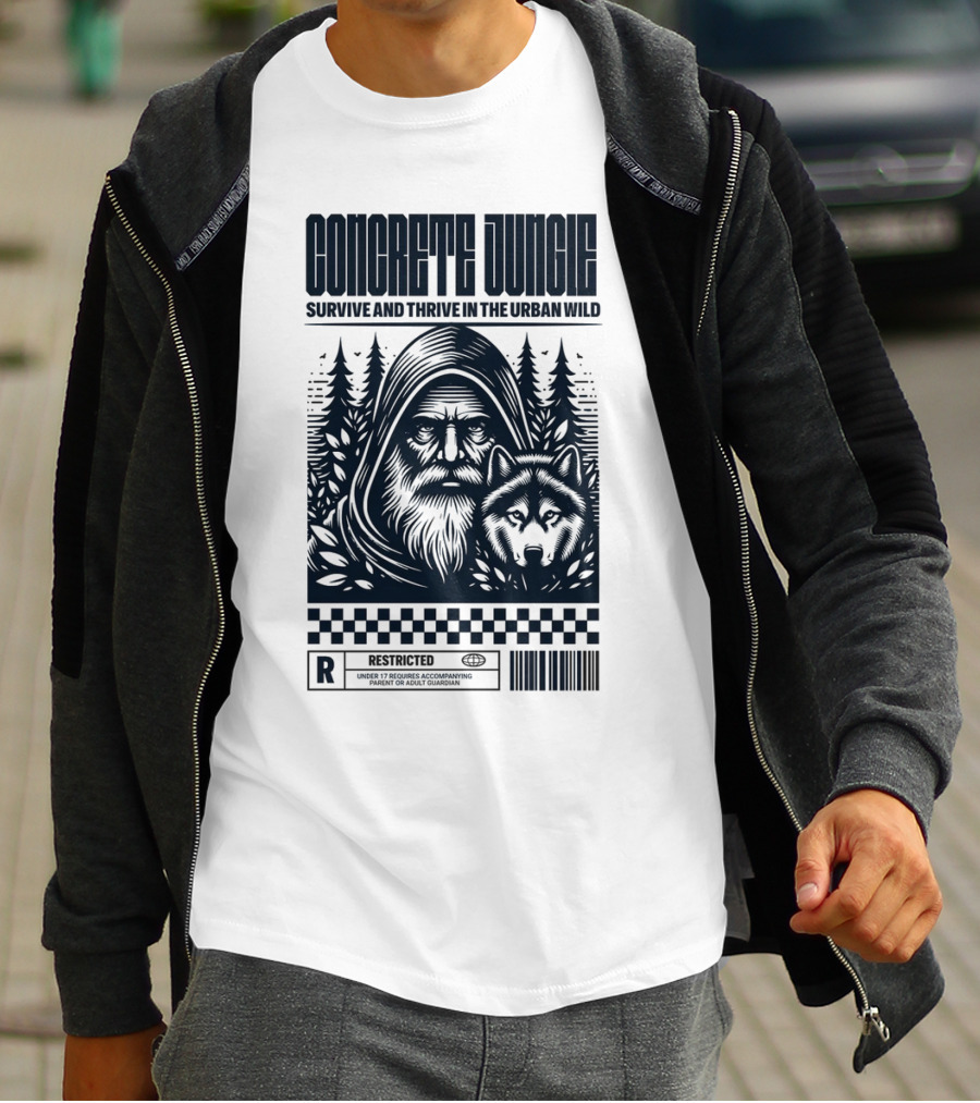 Concrete Jungle Survive And Thrive In The Urban Wild T-Shirt