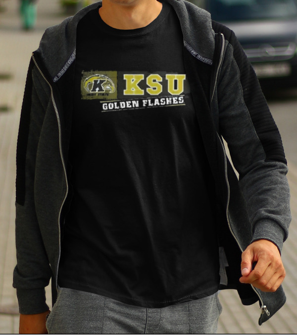 KSU Kent State Golden Flashes Sticker T-Shirt