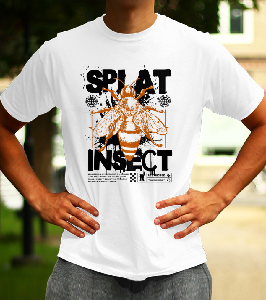 Splat Insect Restricted Warning T-Shirt