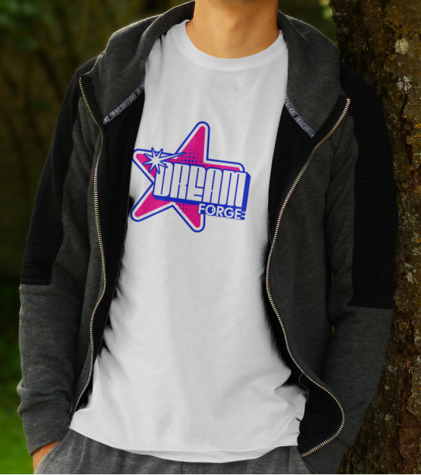 Dream Forge Star Bright Neon Retro T-Shirt