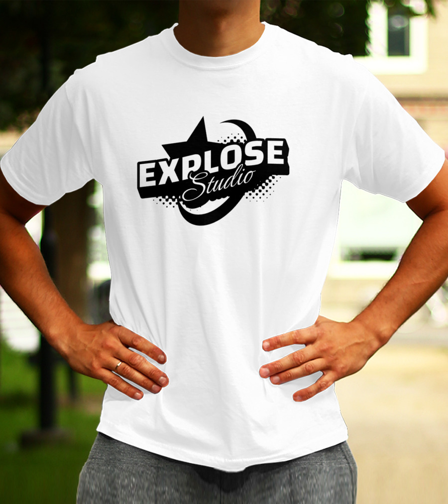 EXPL0SE Studio Starburst Halftone T-Shirt