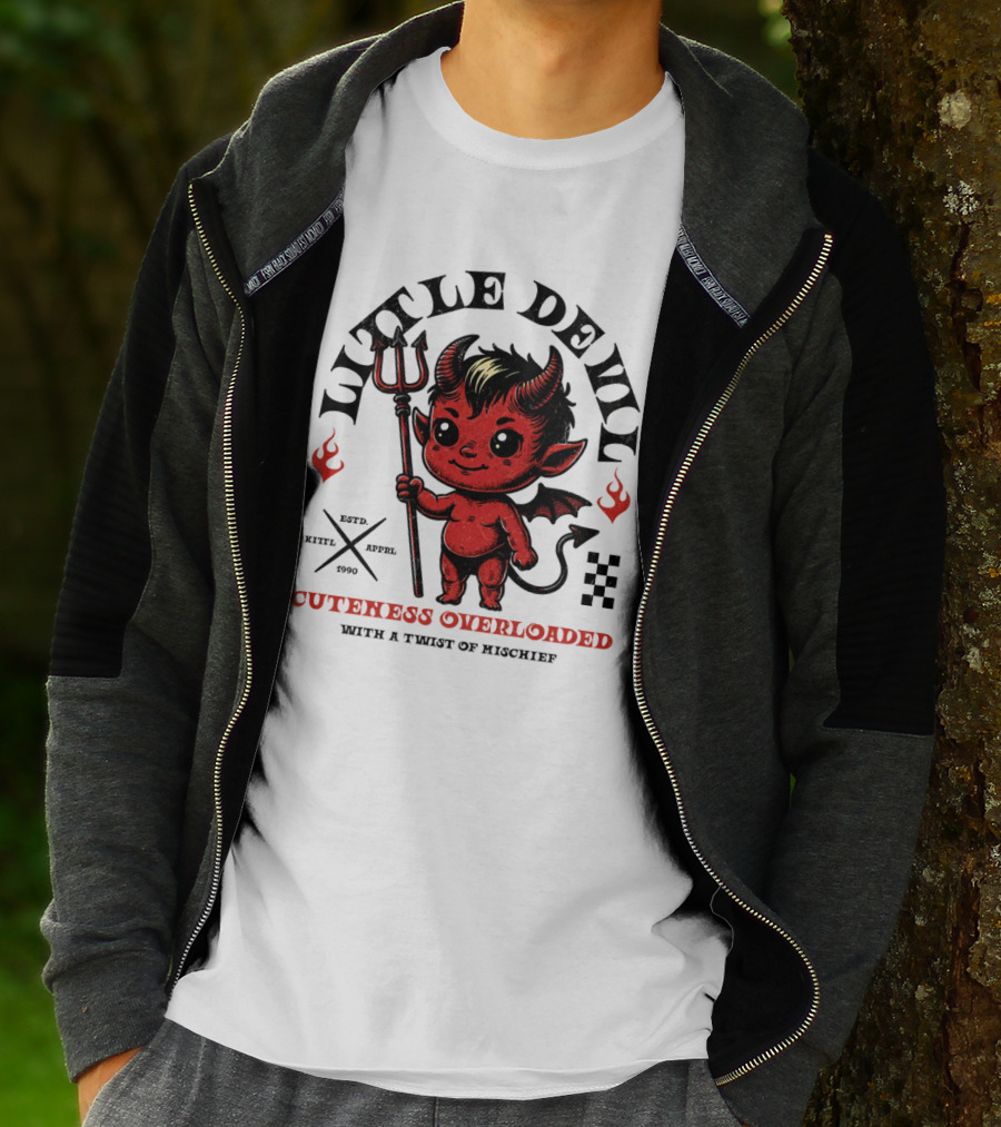 Little Devil Cuteness Overloaded With A Twist Of Mischief T-Shirt