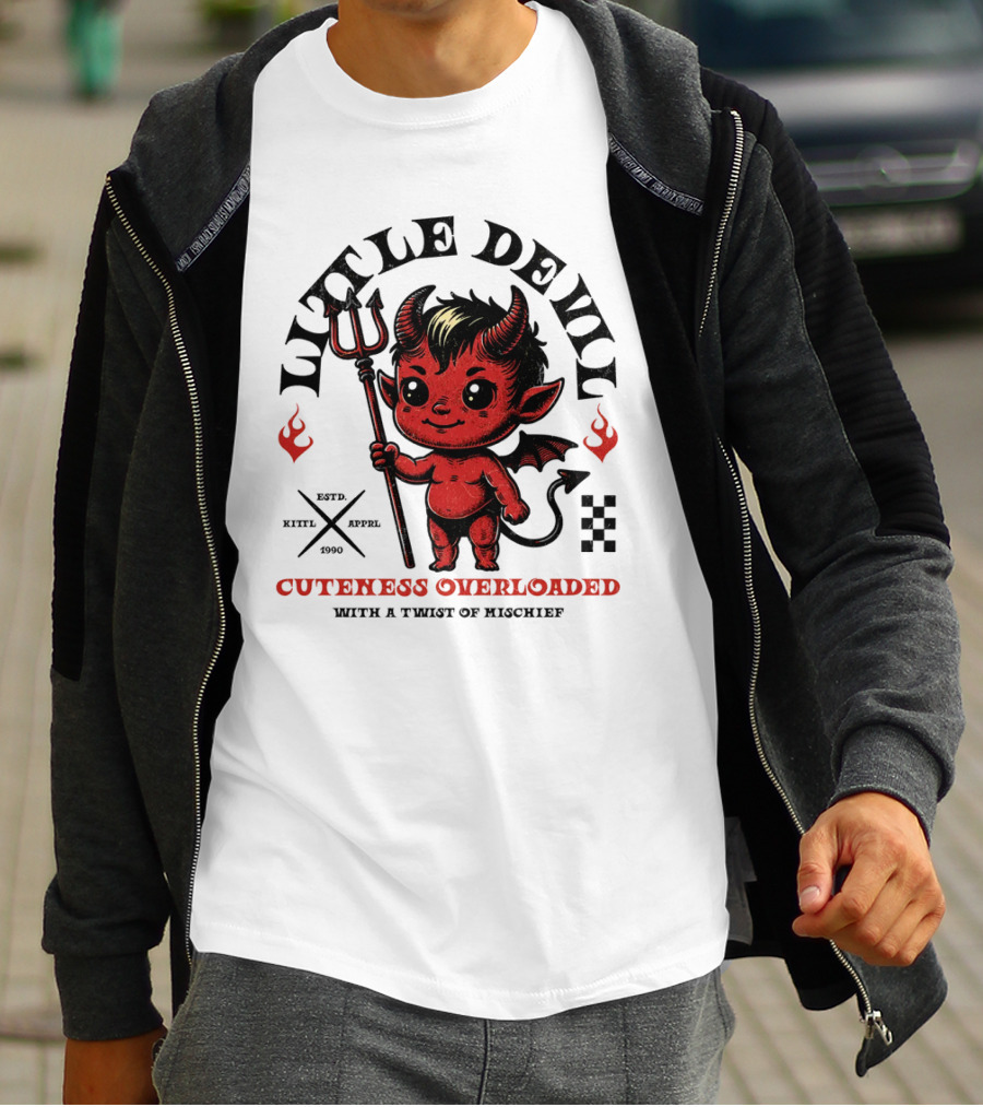 Little Devil Cuteness Overloaded With A Twist Of Mischief T-Shirt