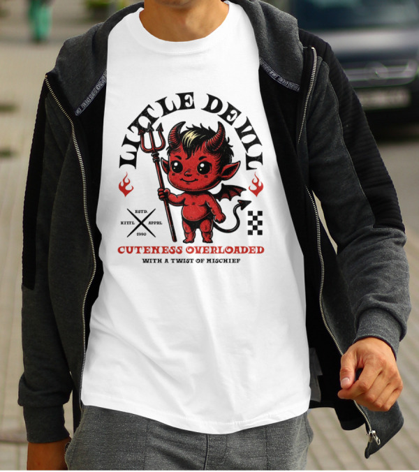 Little Devil Cuteness Overloaded With A Twist Of Mischief T-Shirt