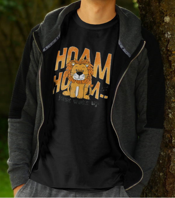 HOAM HOAM Just Woke Up Lion T-Shirt