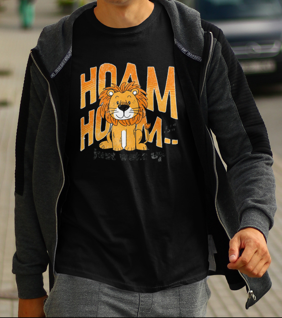 HOAM HOAM Just Woke Up Lion T-Shirt