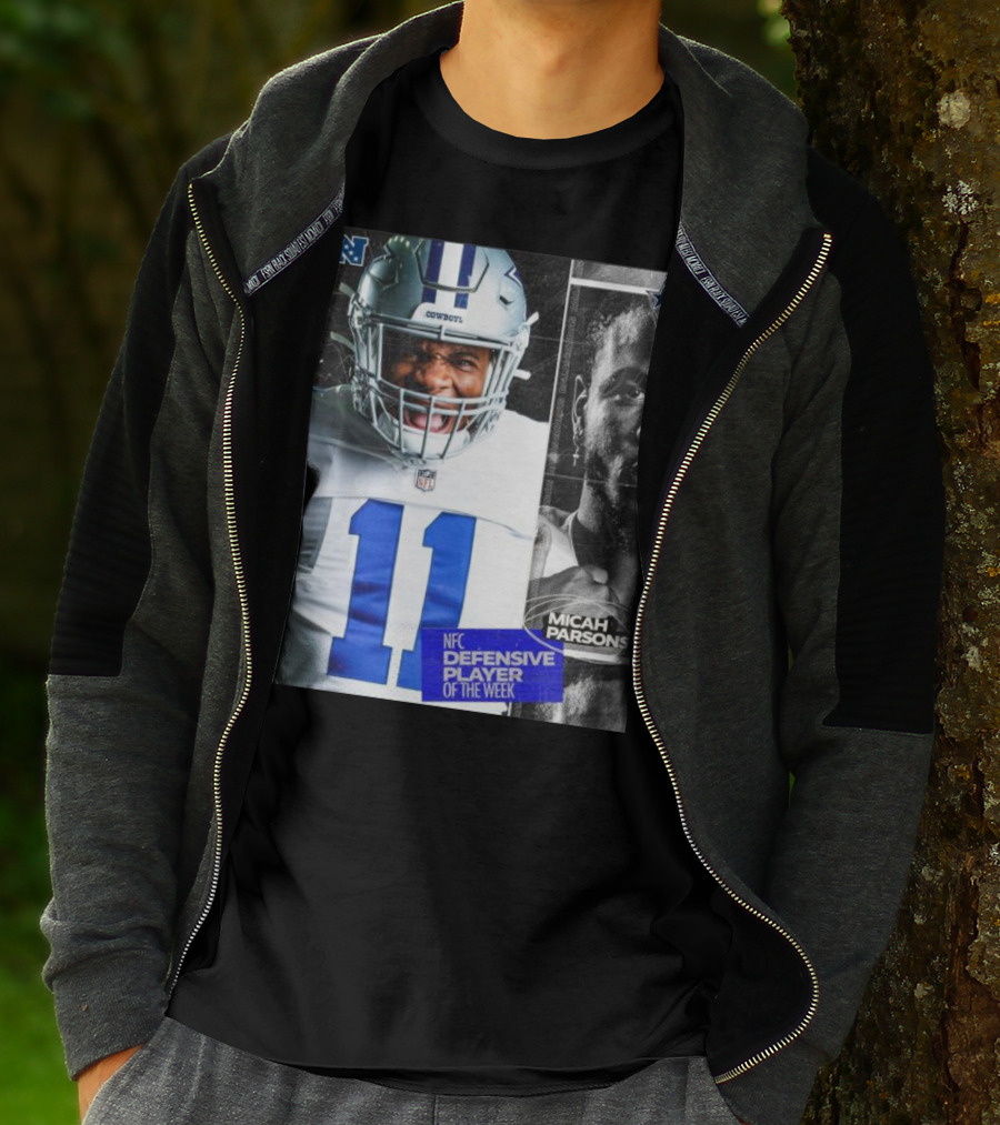 Dallas Cowboys 11 Micah Parsons NFC Defensive Player Of The Week T-Shirt