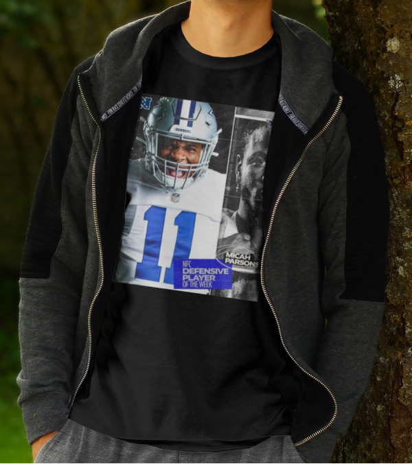 Dallas Cowboys 11 Micah Parsons NFC Defensive Player Of The Week T-Shirt