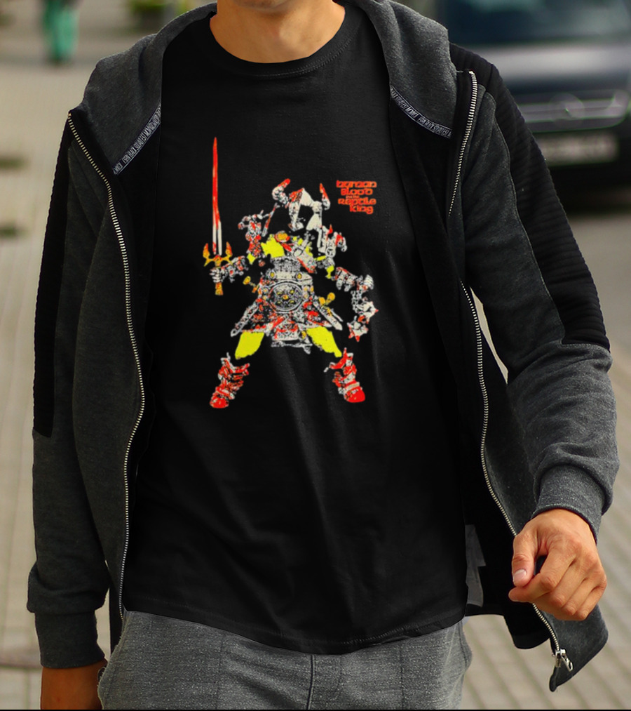 Barnan Blood Armor Warrior For The Reptile King T-Shirt